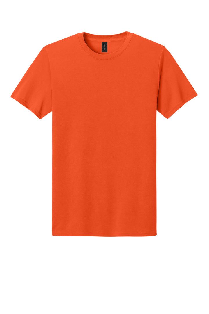 Front View of Orange Gildan Gildan Performance T-Shirt. 42000