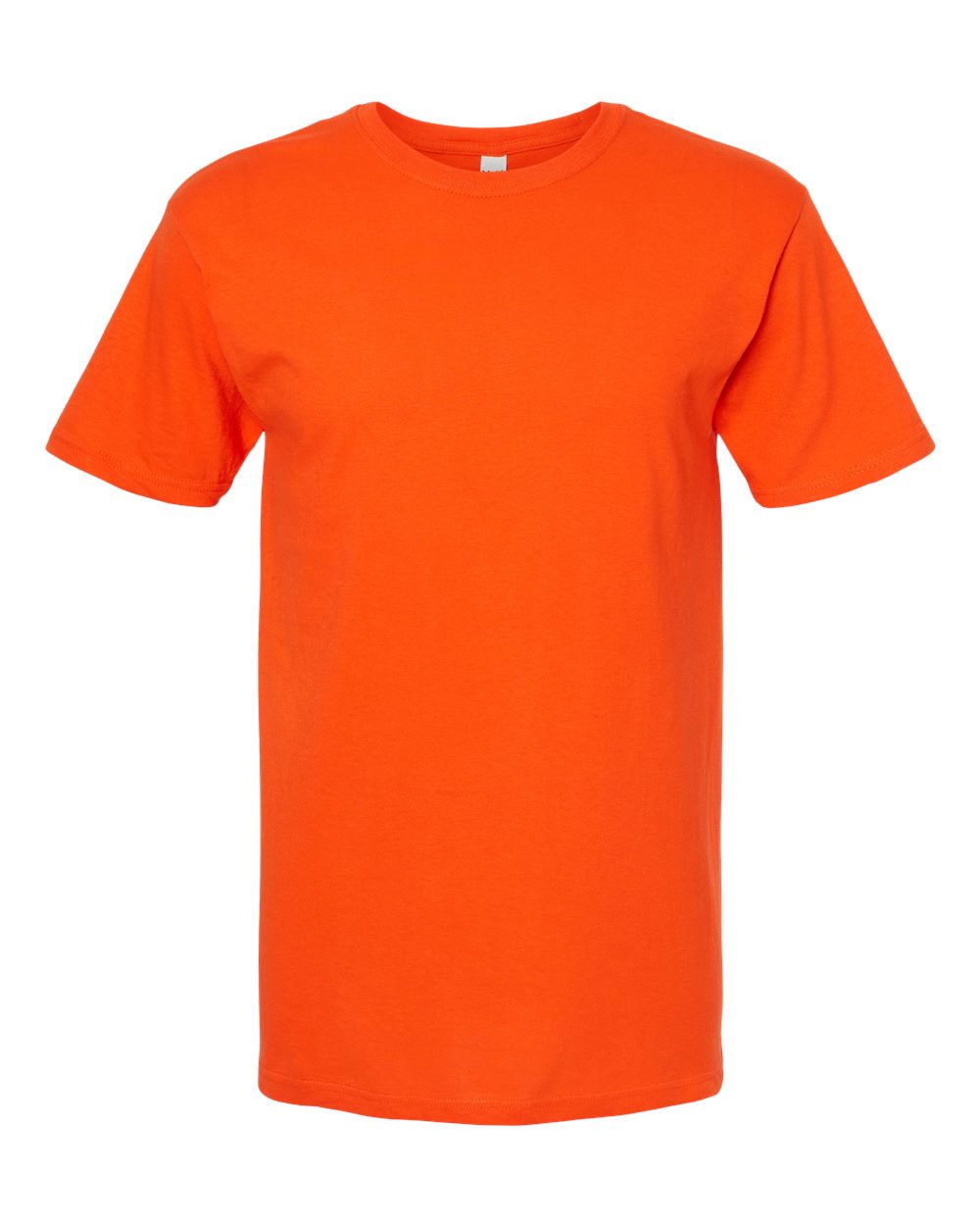 Front View of Orange Gold Soft Touch T-Shirt - 4800