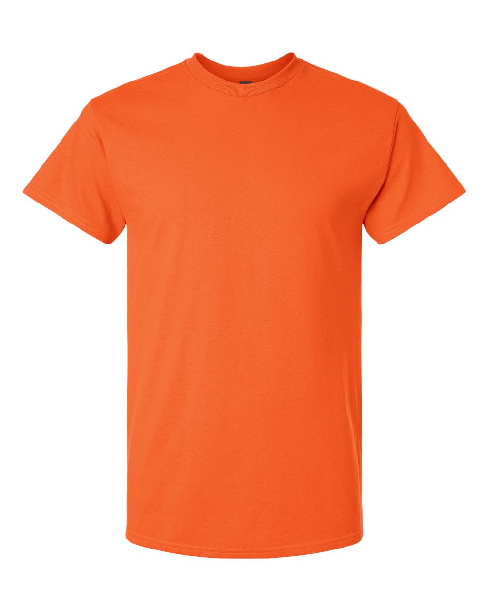 Front View of Orange Ultra Cotton® T-Shirt - 2000