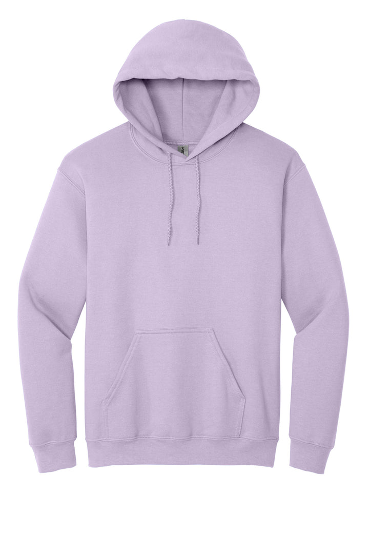 Front View of Orchid Gildan - Heavy Blend Hooded Sweatshirt. 18500