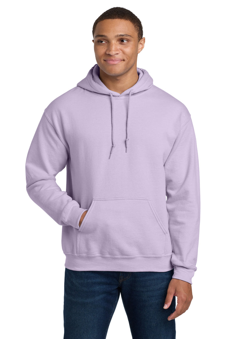 Front View of Orchid Gildan - Heavy Blend Hooded Sweatshirt. 18500
