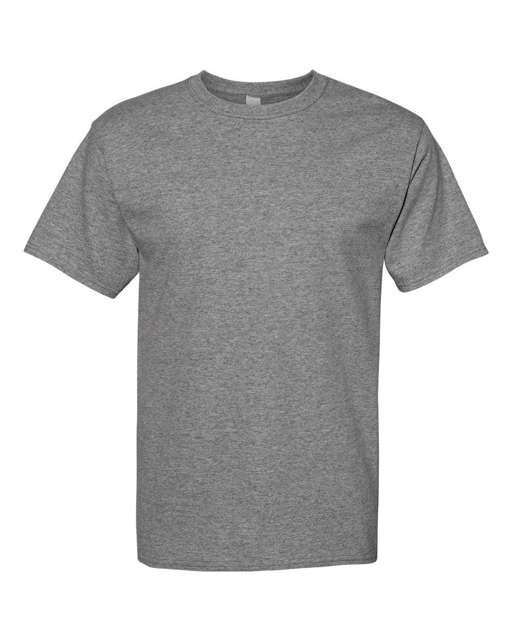 Front View of Oxford Grey Essential-T T-Shirt - 5280