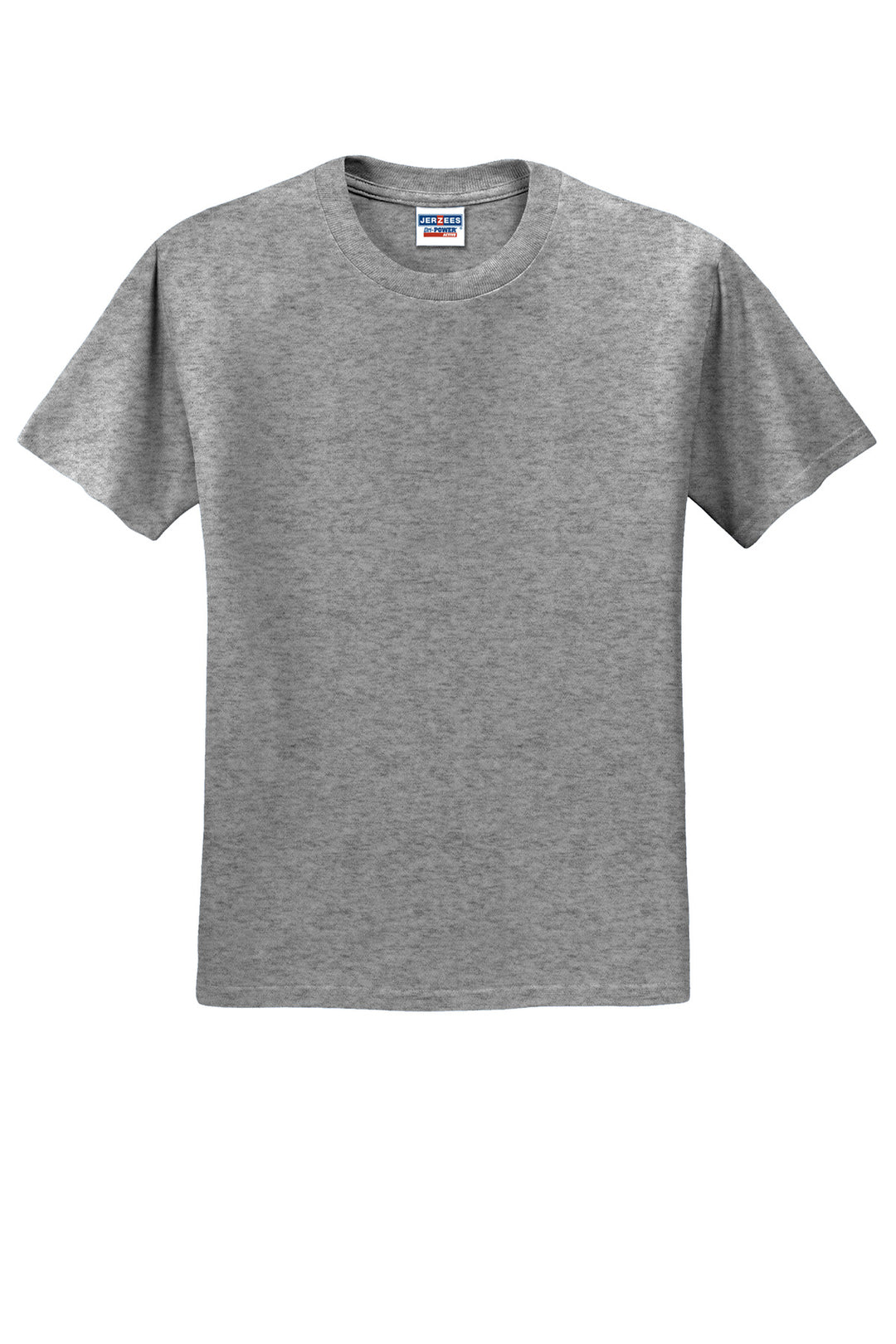 Front View of Oxford Jerzees - Dri-Power 50/50 Cotton/Poly T-Shirt. 29M
