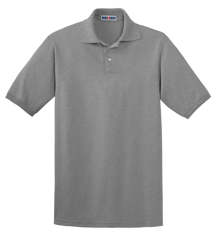 Front View of Oxford Jerzees Dri-Power Sport Shirt. 437M