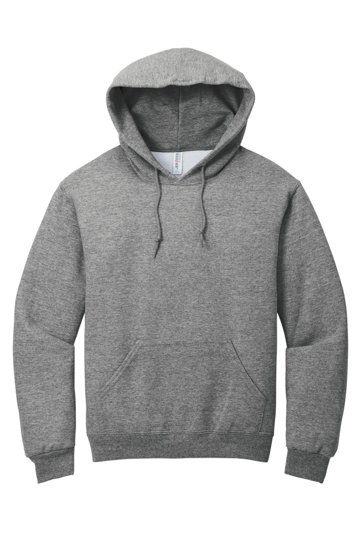 Front View of Oxford Jerzees NuBlend Pullover Hooded Sweatshirt. 996M
