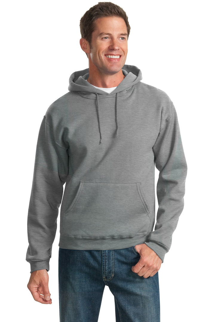 Front View of Oxford Jerzees NuBlend Pullover Hooded Sweatshirt. 996M