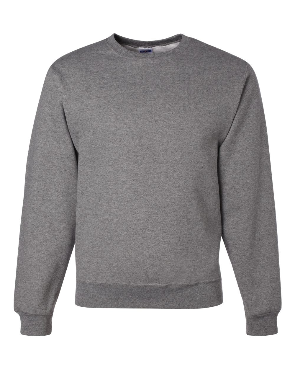 Front View of Oxford NuBlend® Crewneck Sweatshirt - 562MR