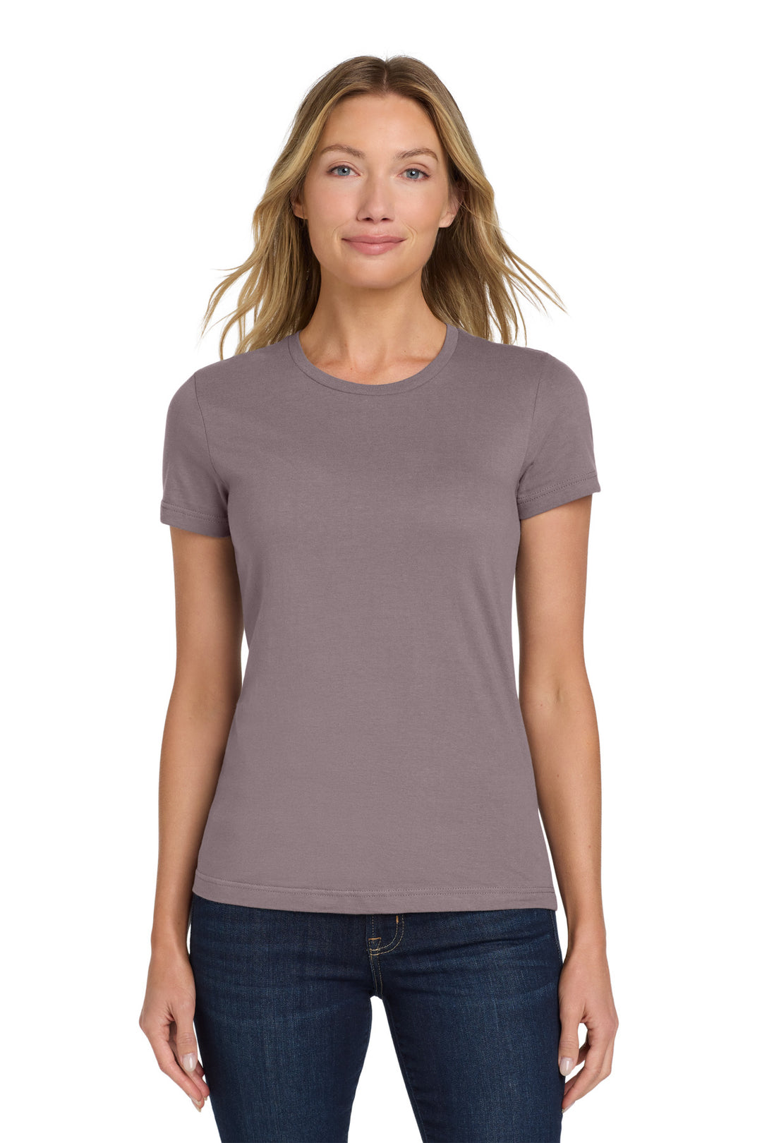 Front View of Paragon Gildan Softstyle Women's T-Shirt. 64000L