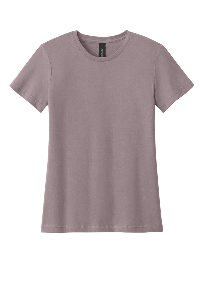Front View of Paragon Gildan Softstyle Women's T-Shirt. 64000L
