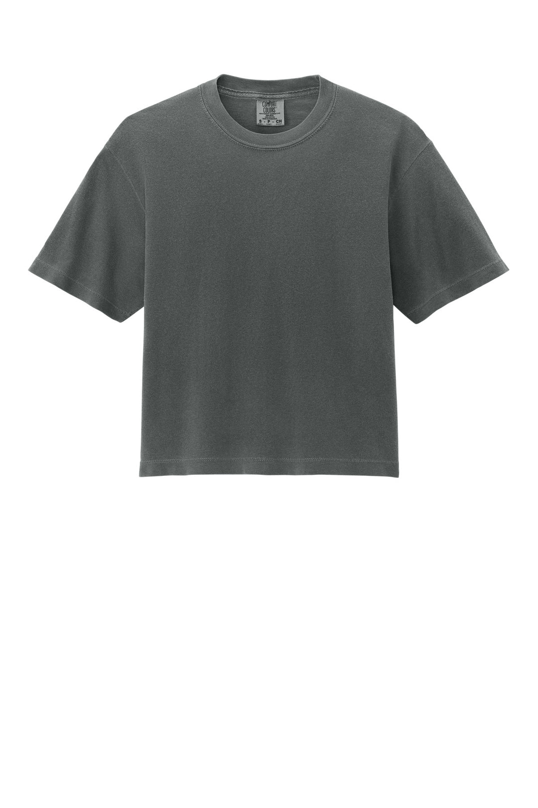Front View of Pepper Comfort Colors Women's Heavyweight Boxy Tee 3023CL