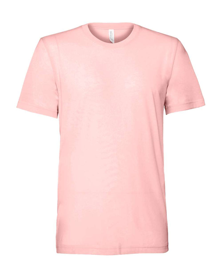 Front View of Pink Triblend Triblend Tee - 3413