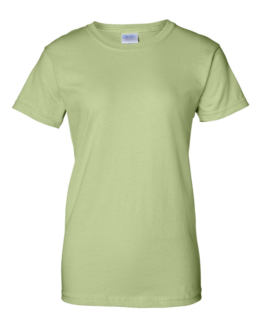 Front View of Pistachio Ultra Cotton® Women’s T-Shirt - 2000L