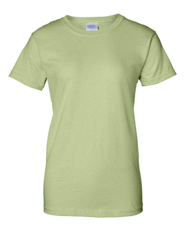 Front View of Pistachio Ultra Cotton® Women’s T-Shirt - 2000L