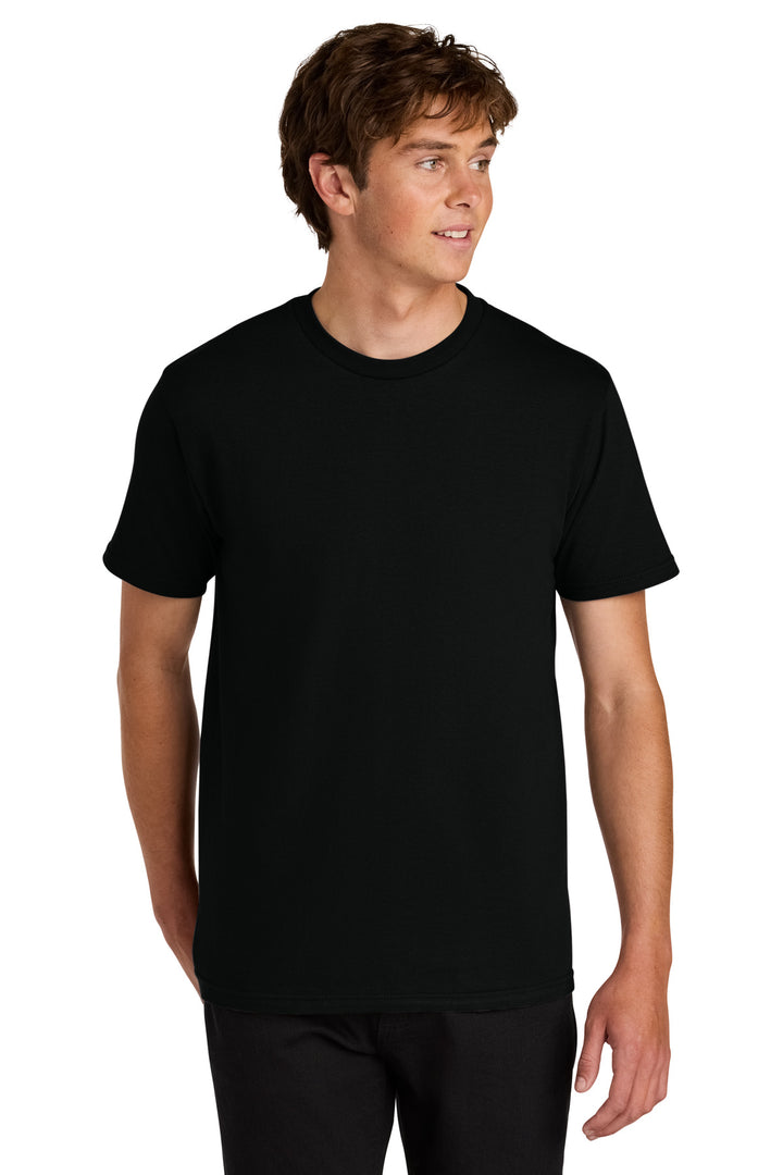 Front View of PitchBlack Gildan Softstyle Midweight Tee 65000