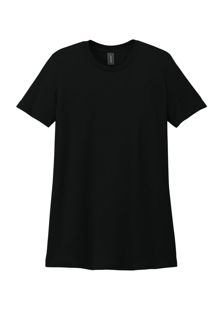 Front View of PitchBlack Gildan Softstyle Women's CVC T-Shirt 64001LCVC