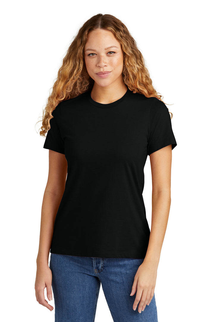 Front View of PitchBlack Gildan Softstyle Women's CVC T-Shirt 64001LCVC