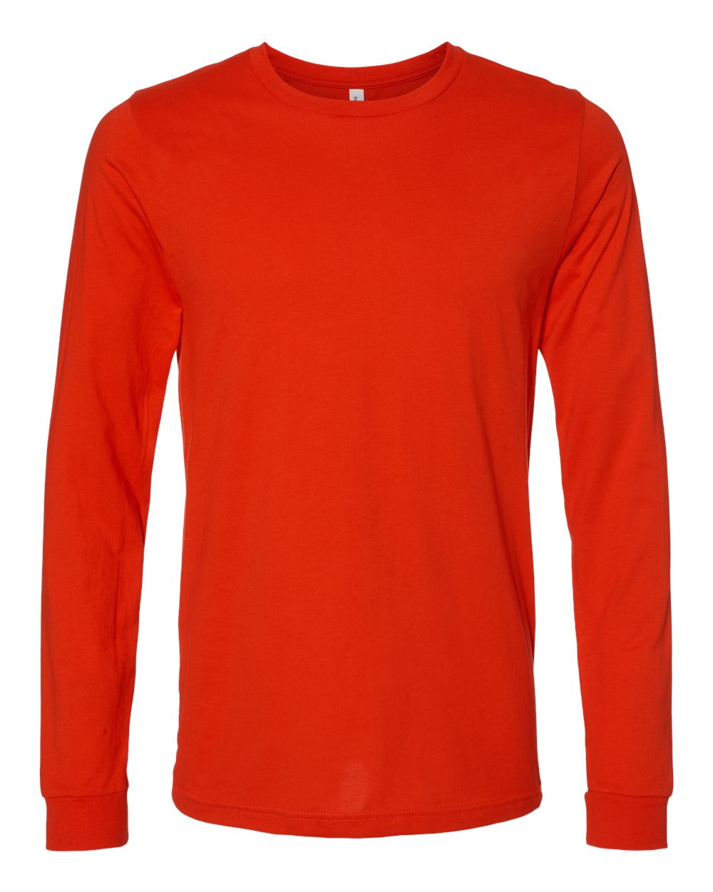 Front View of Poppy Jersey Long Sleeve Tee - 3501