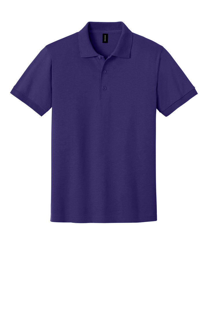 Front View of Purple Gildan - DryBlend 6-Ounce Jersey Knit Sport Shirt. 8800