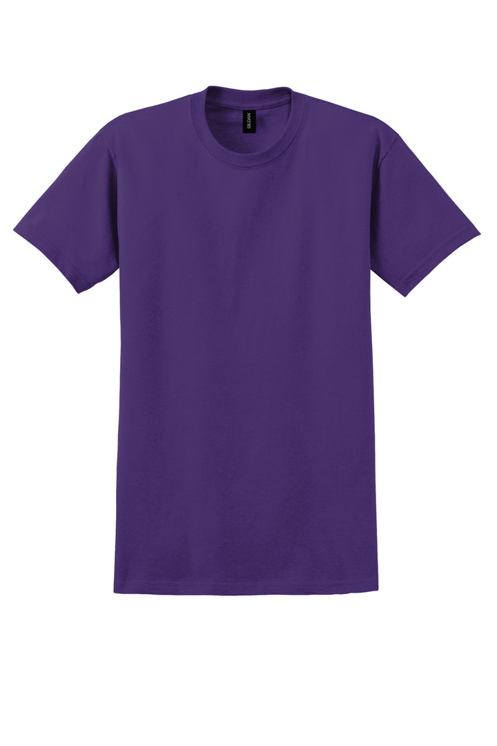 Front View of Purple Gildan - Ultra Cotton 100% US Cotton T-Shirt. 2000