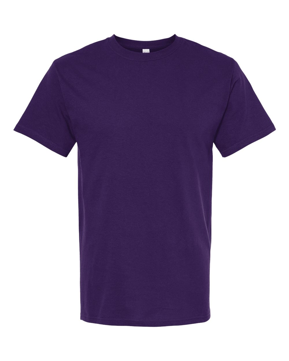 Front View of Purple Gold Soft Touch T-Shirt - 4800
