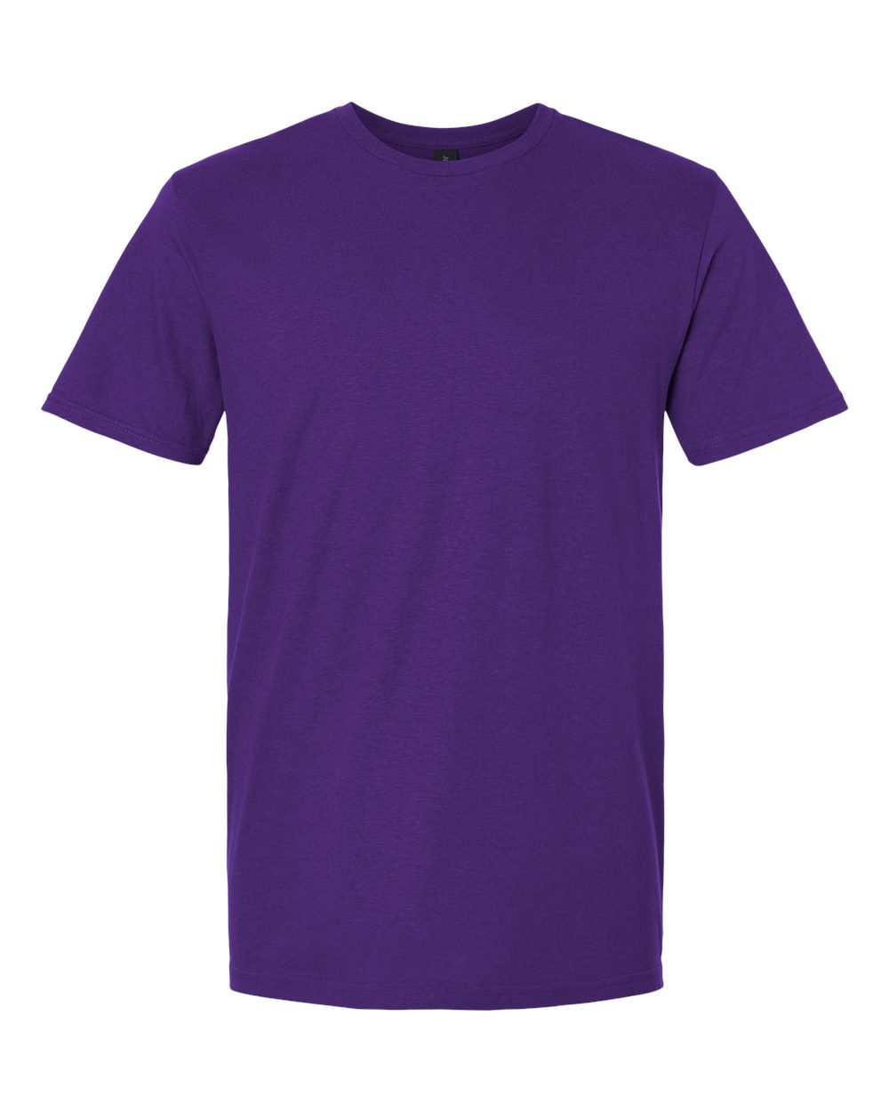 Front View of Purple Softstyle® T-Shirt - 64000