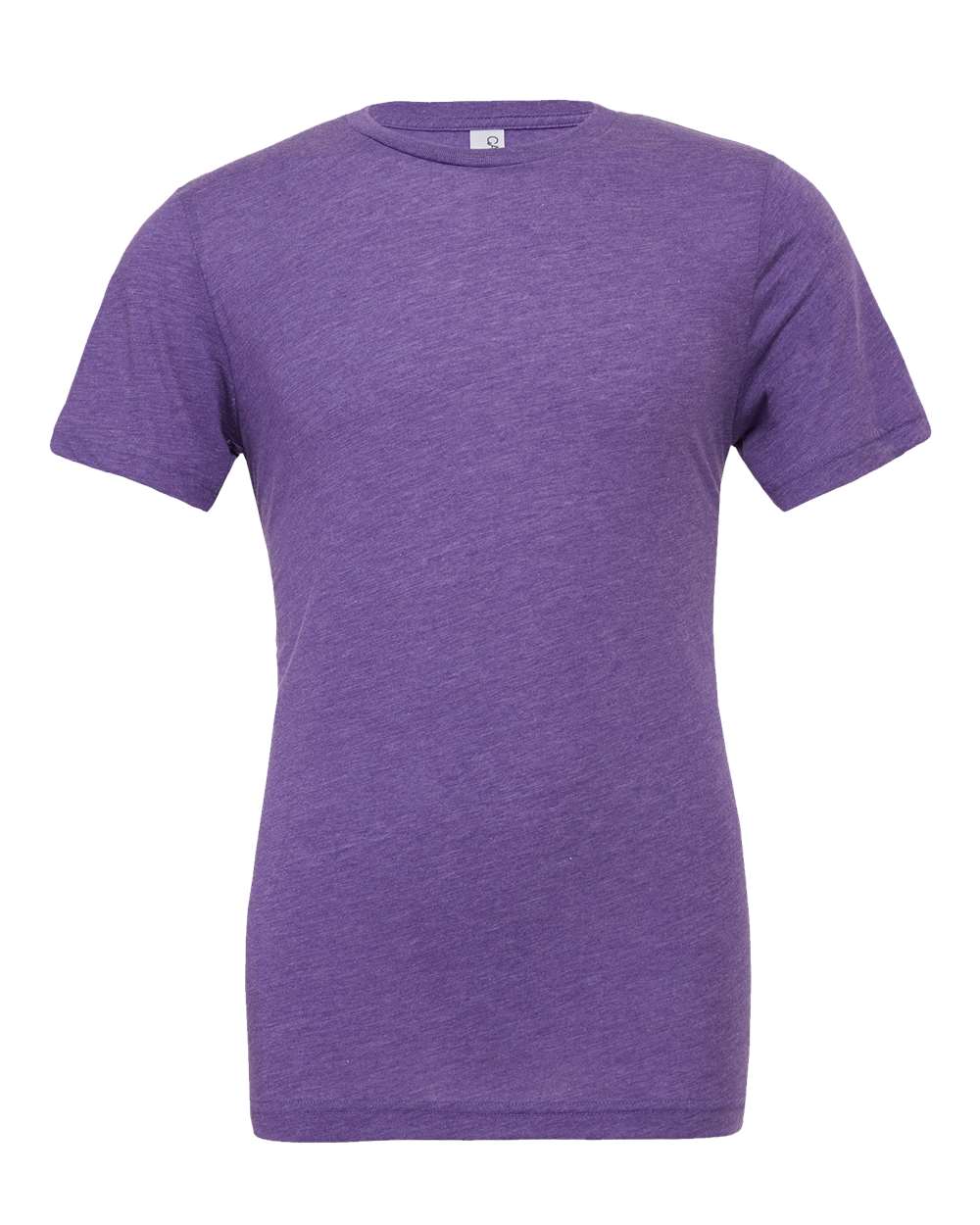 Front View of Purple Triblend Triblend Tee - 3413