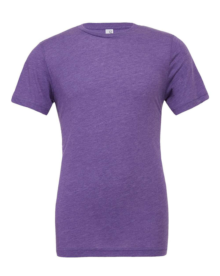 Front View of Purple Triblend Triblend Tee - 3413