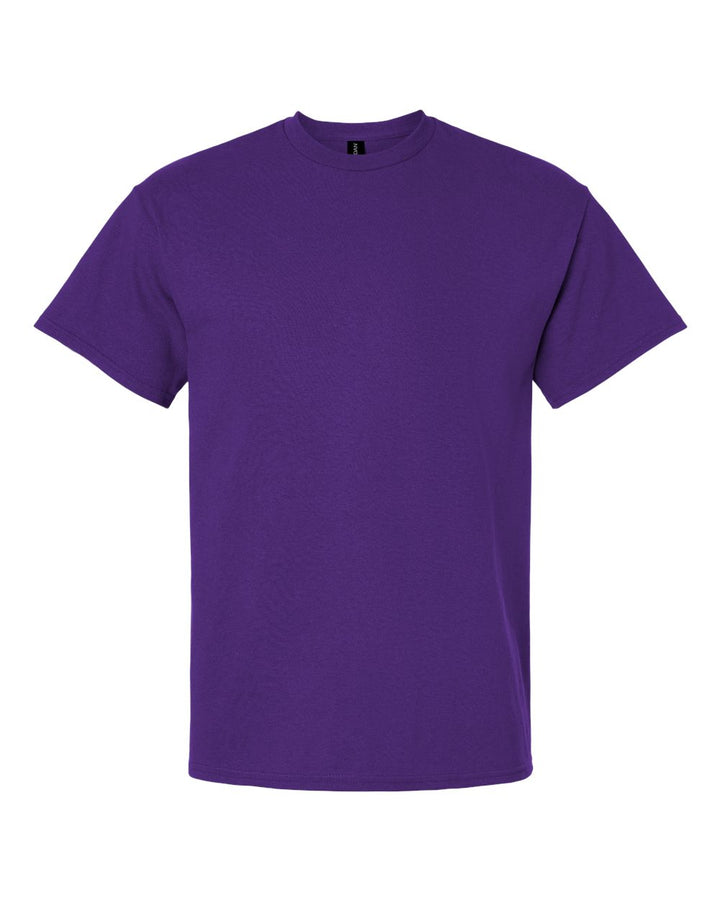 Front View of Purple Ultra Cotton® T-Shirt - 2000