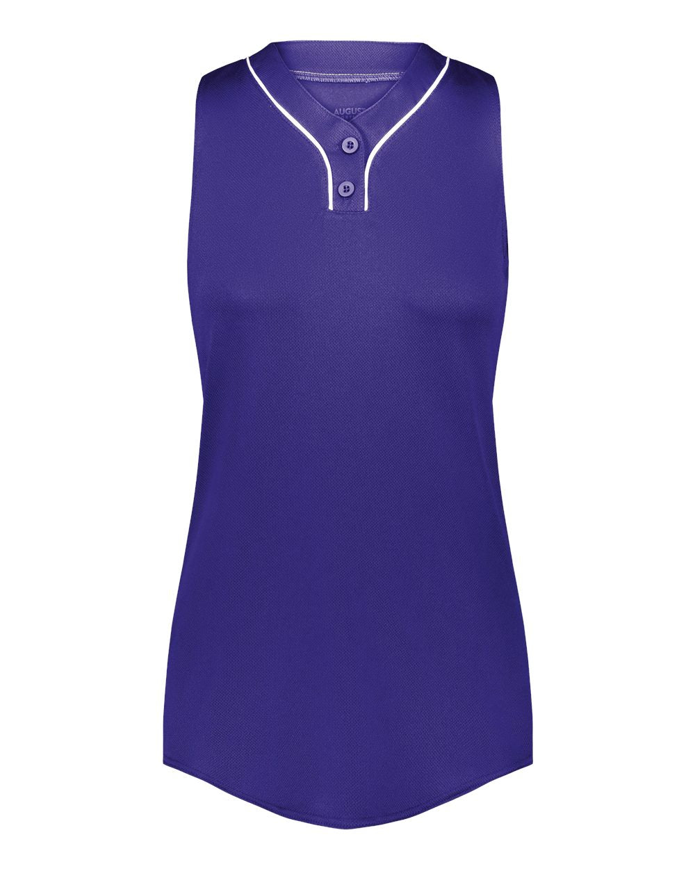 Front View of Purple/ White Women's Cutter Jersey - 6913