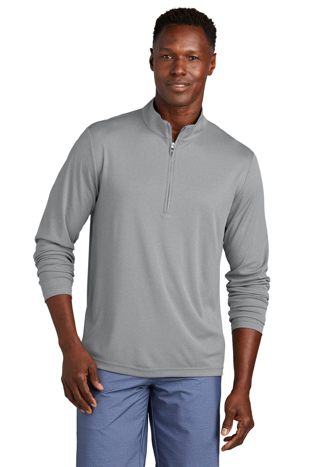 Front View of QuiShaGyHt TravisMathew Coto Performance 1/4-Zip TM1MY397