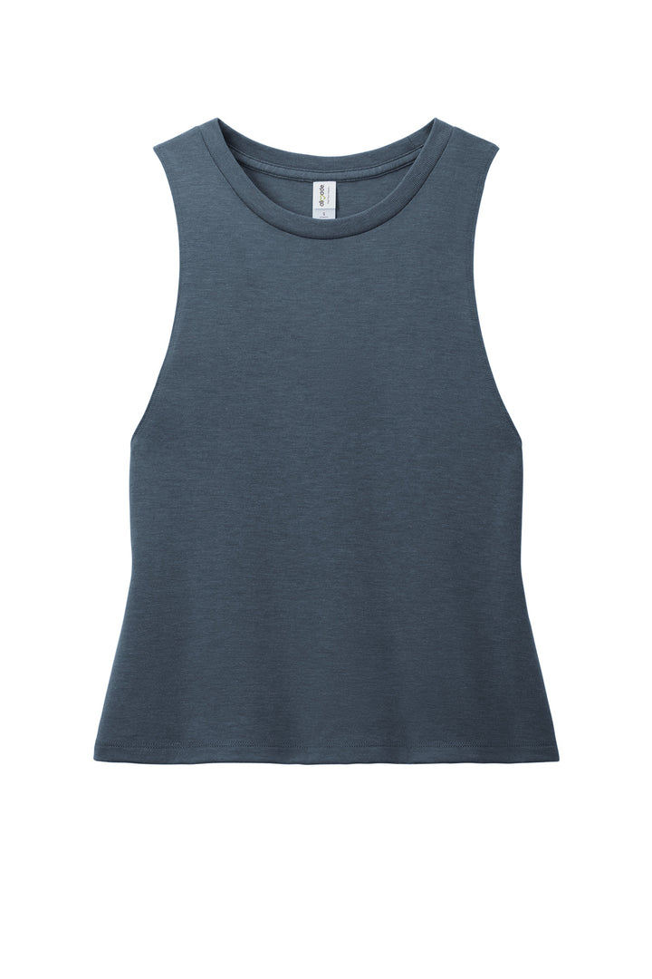 Front View of RebelBlue Allmade Women's Tri-Blend Muscle Tank AL2020