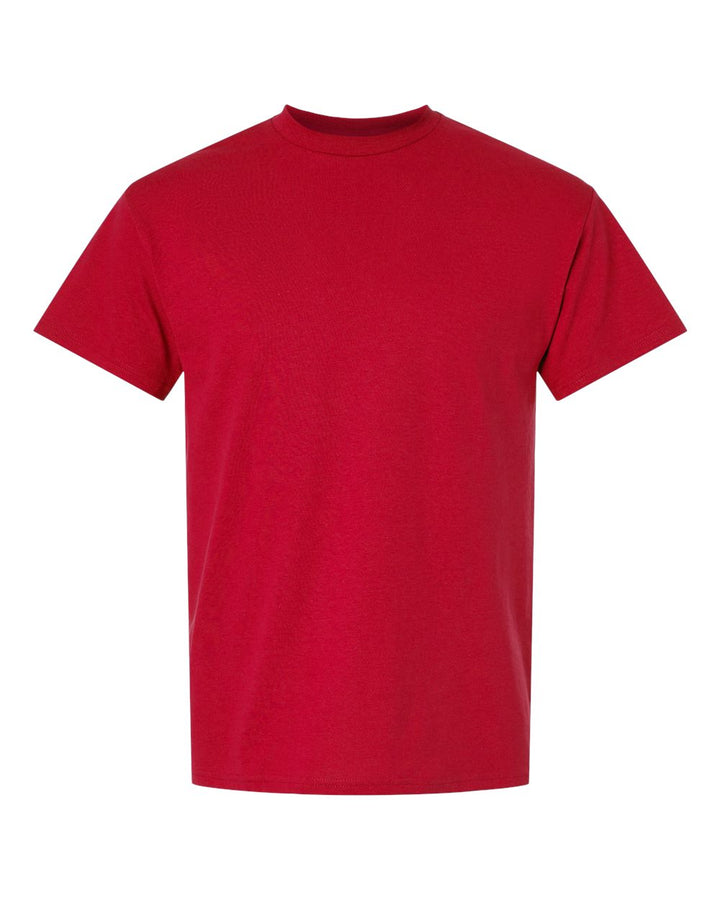 Front View of Red DryBlend® T-Shirt - 8000