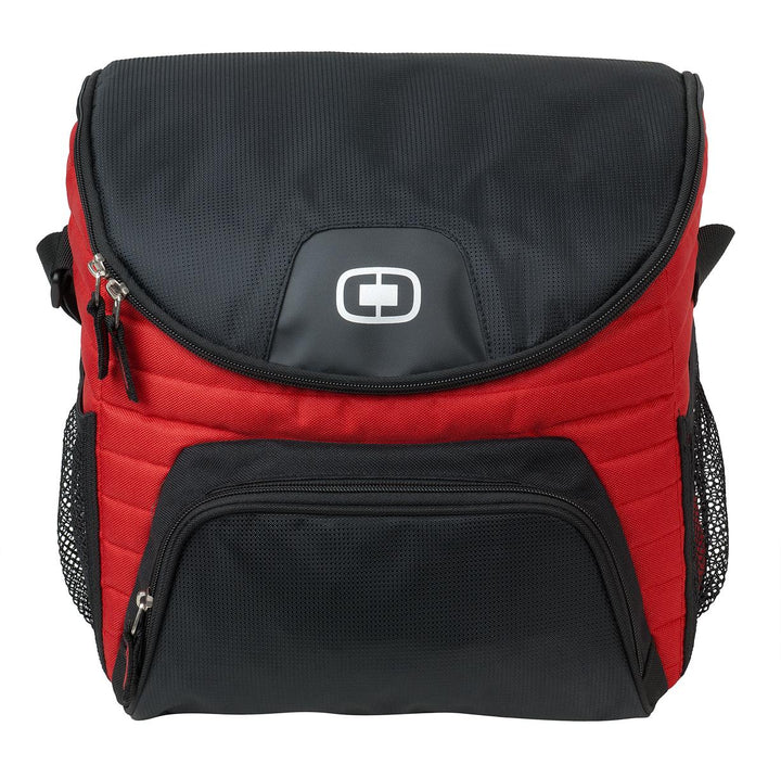 Front View of Red OGIO - Chill 18-24 Can Cooler. 408113