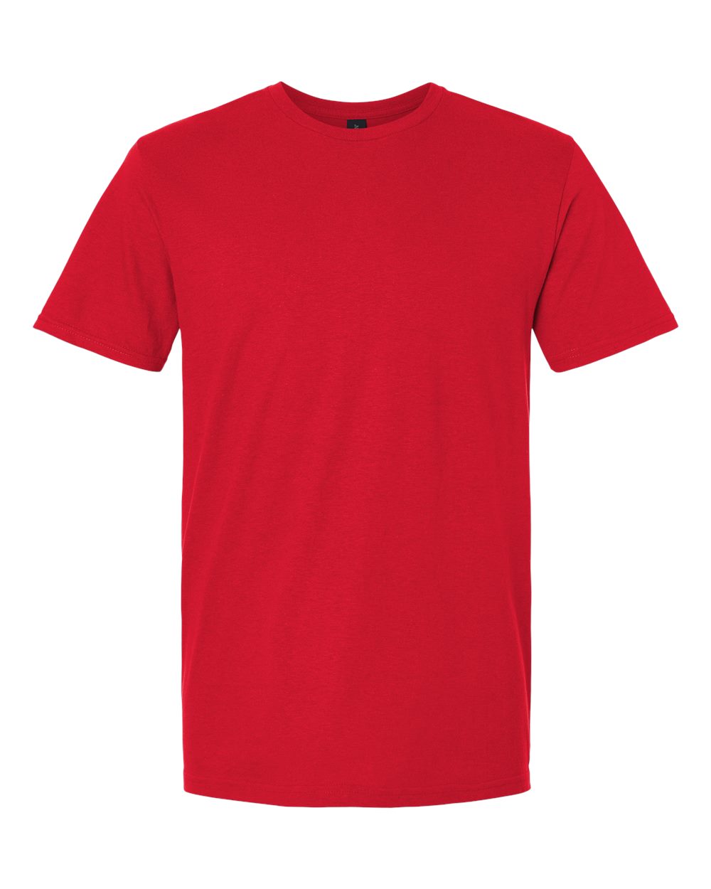 Front View of Red Softstyle® T-Shirt - 64000
