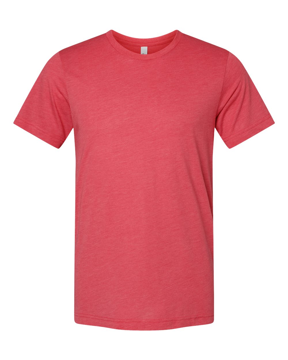 Front View of Red Triblend Triblend Tee - 3413