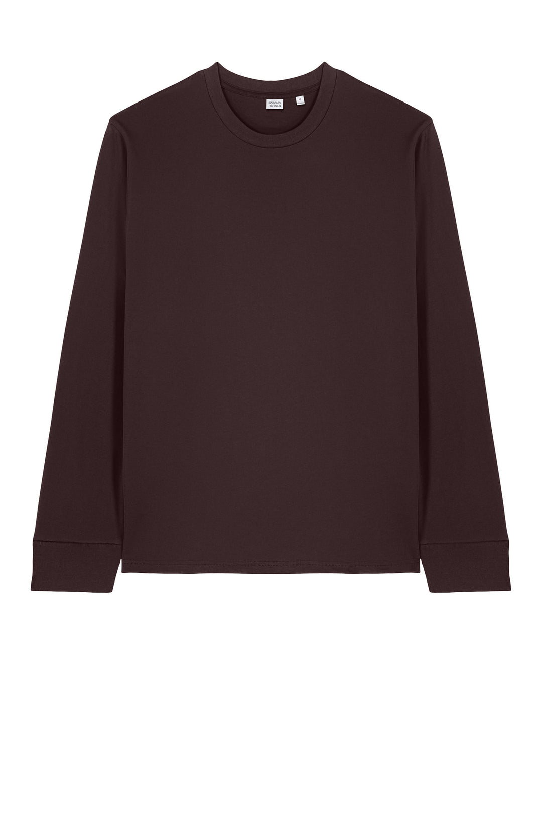 Front View of RedBrown Stanley/Stella Unisex Creator 2.0 Long Sleeve Tee SXU022