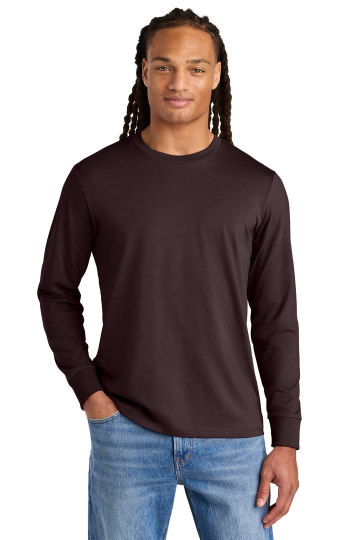 Front View of RedBrown Stanley/Stella Unisex Creator 2.0 Long Sleeve Tee SXU022