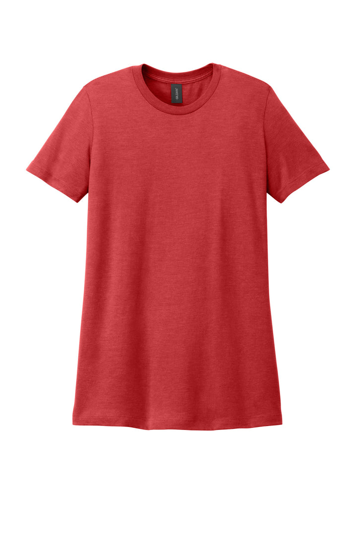 Front View of RedMist Gildan Softstyle Women's CVC T-Shirt 64001LCVC