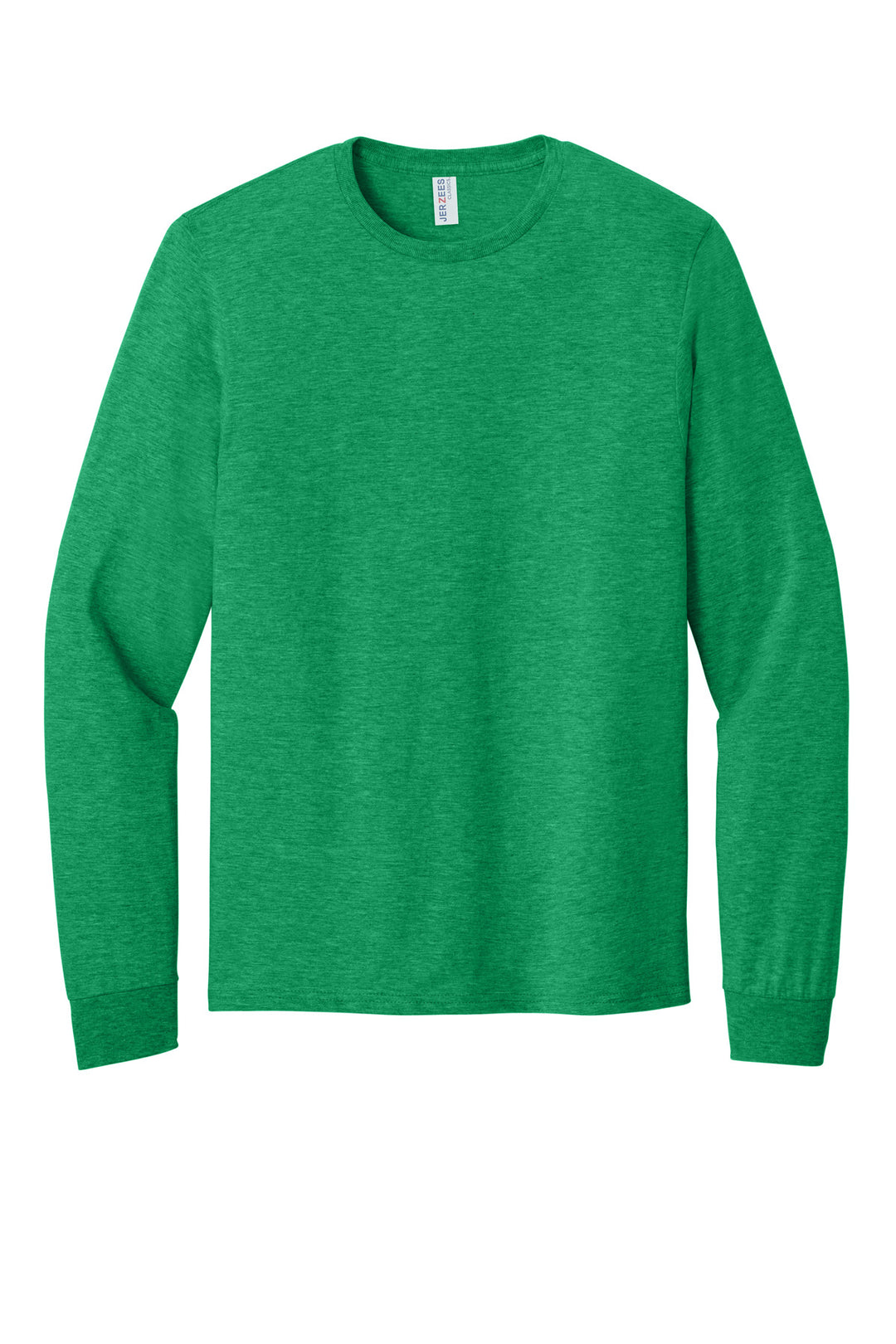 Front View of RetHtGreen Jerzees Classics Unisex Cotton Long Sleeve T-Shirt 363L
