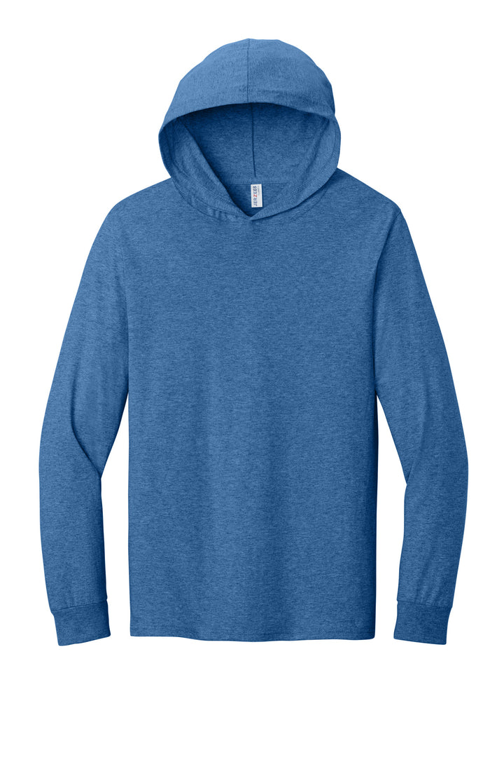 Front View of RetHtRoyal Jerzees Classics Unisex Cotton Long Sleeve Hooded T-Shirt 363LH