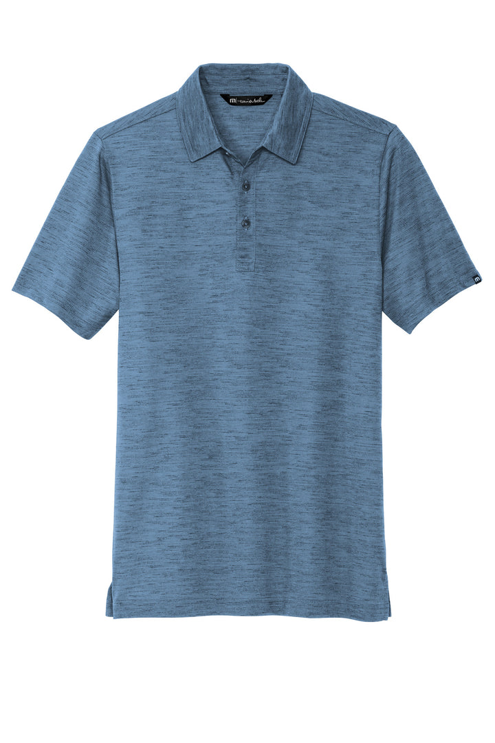 Front View of RivieraBl TravisMathew Auckland Slub Polo TM1MW451