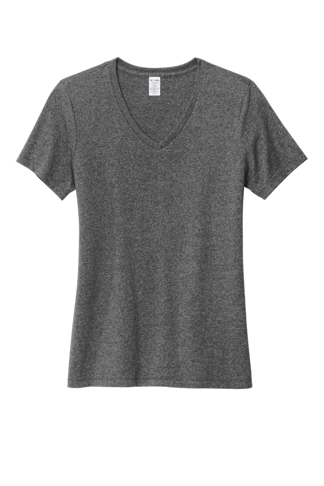 Front View of RldedChrHr Allmade Women's Recycled Blend V-Neck Tee AL2303