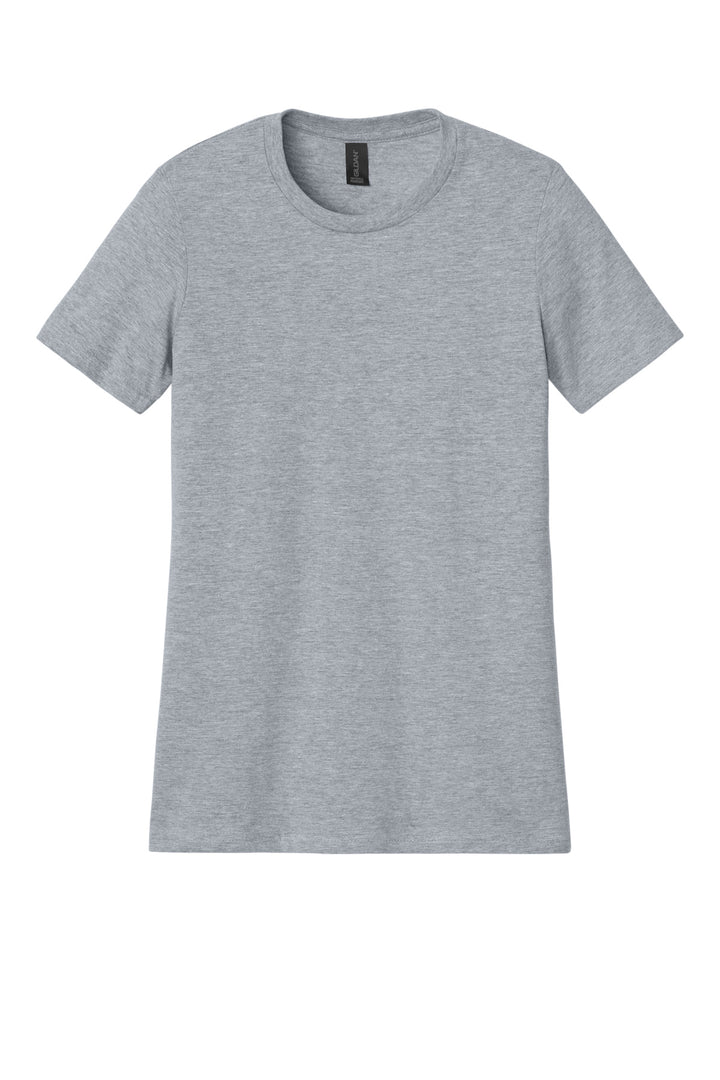 Front View of RngSpunSpG Gildan Women's Softstyle Midweight Tee 65000L