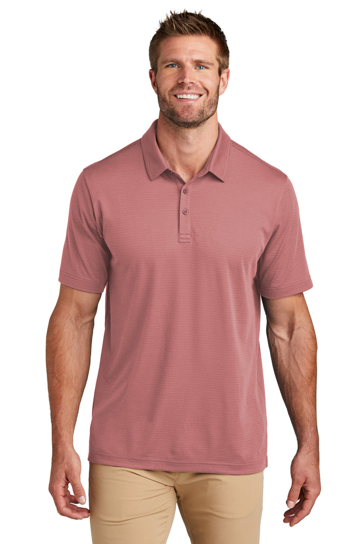 Front View of RoanRouge TravisMathew Bayfront Solid Polo TM1MY399