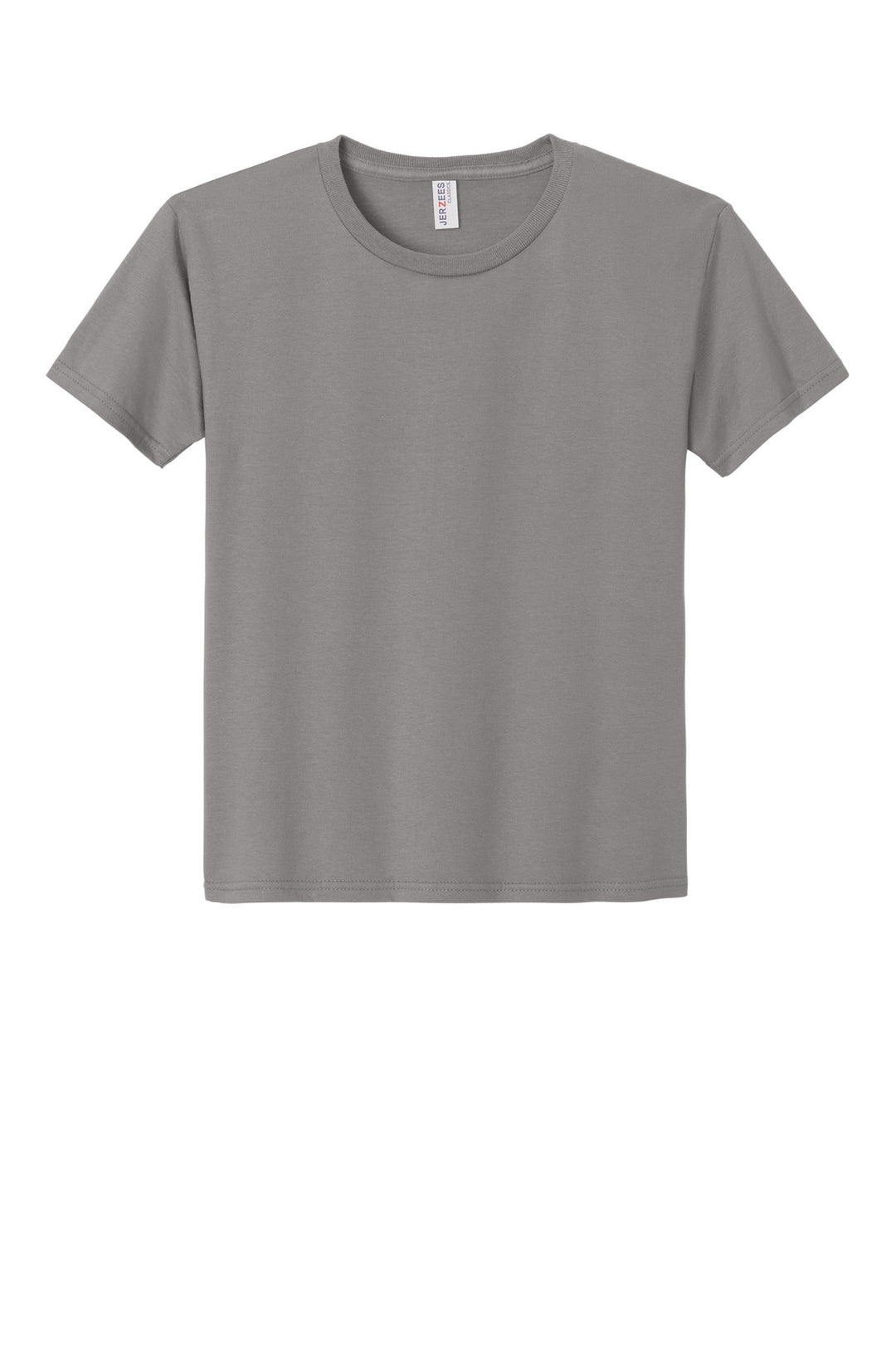 Front View of Rock Jerzees Classics Youth Cotton T-Shirt 363Y