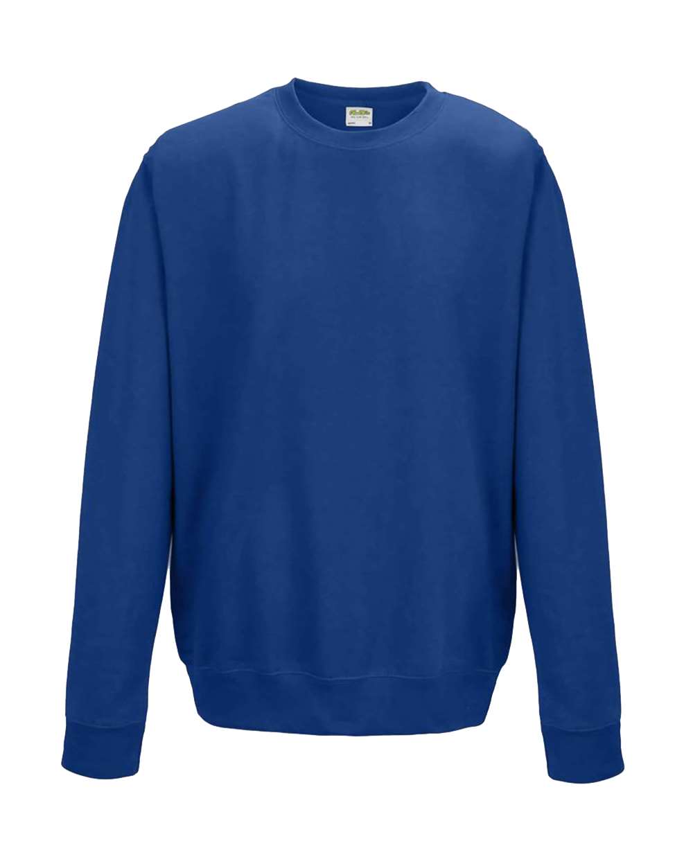 Front View of Royal Blue College Crewneck Sweatshirt - JHA030