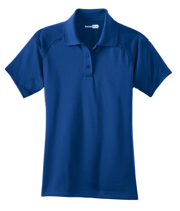 Front View of Royal CornerStone Women's Select Snag-Proof Tactical Polo. CS411