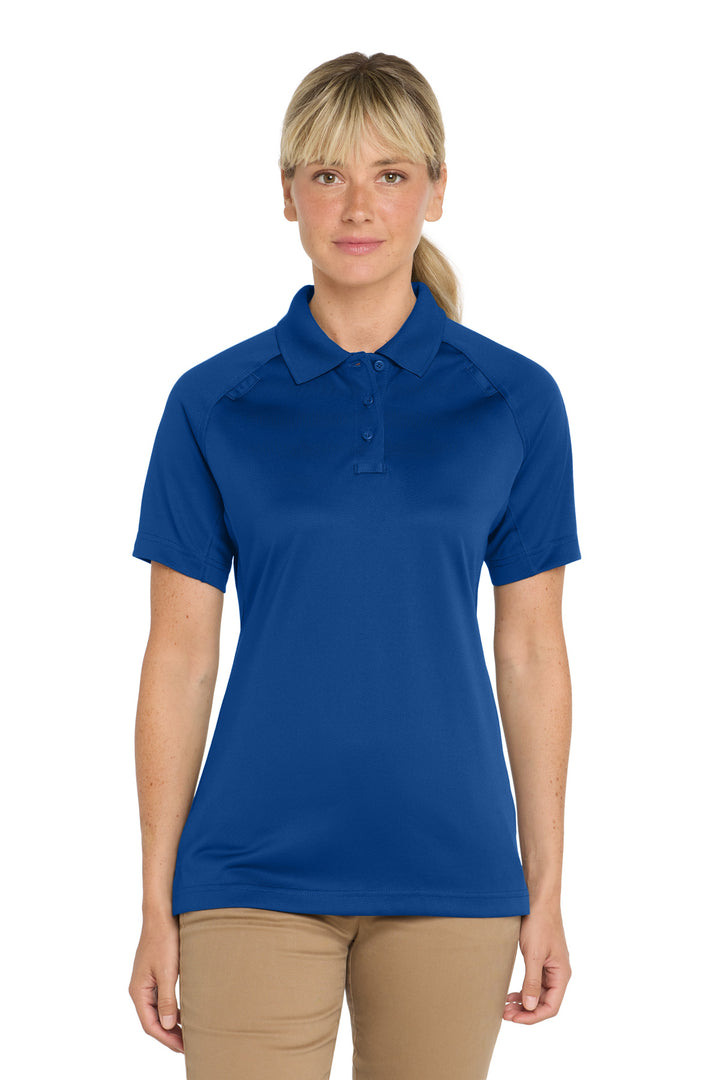 Front View of Royal CornerStone Women's Select Snag-Proof Tactical Polo. CS411