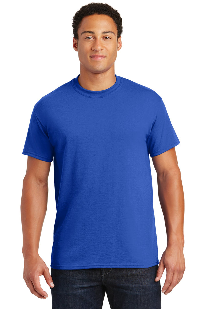 Front View of Royal Gildan DryBlend 50 Cotton/50 Poly T-Shirt. 8000