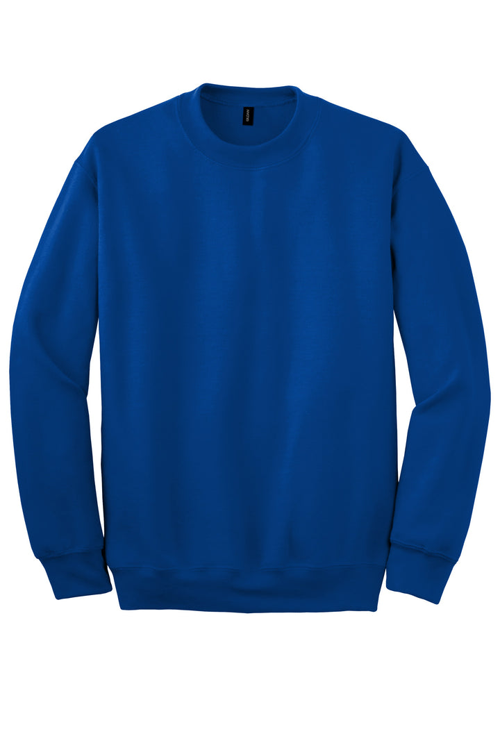 Front View of Royal Gildan - DryBlend Crewneck Sweatshirt. 12000